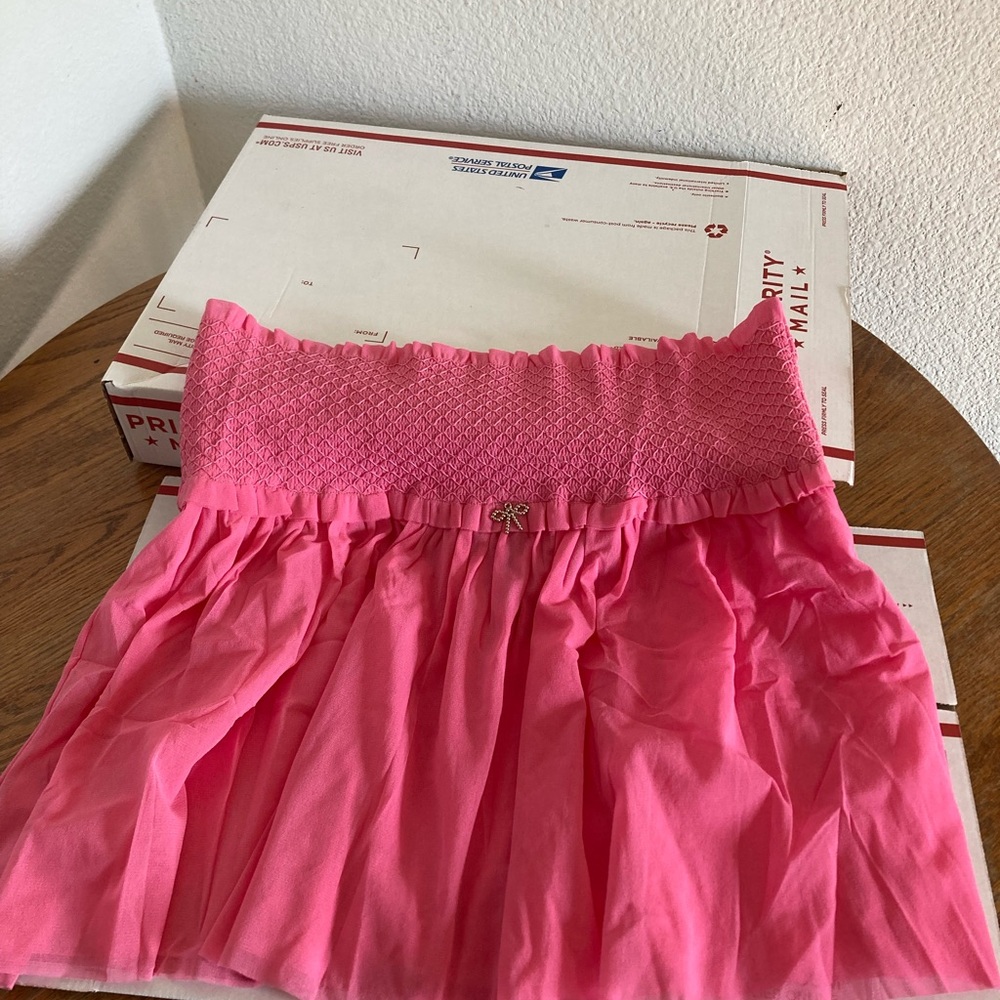 SCEE by Twin Set women's size S small long elastic slouch waist lined mini skirt